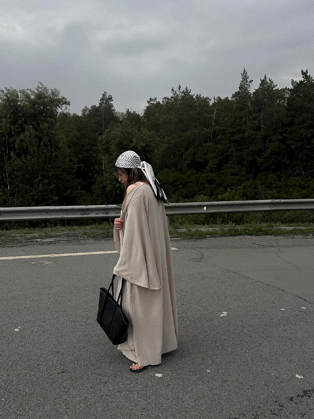 Давно думала ввести такое кимоно в образы на повседневку🤍