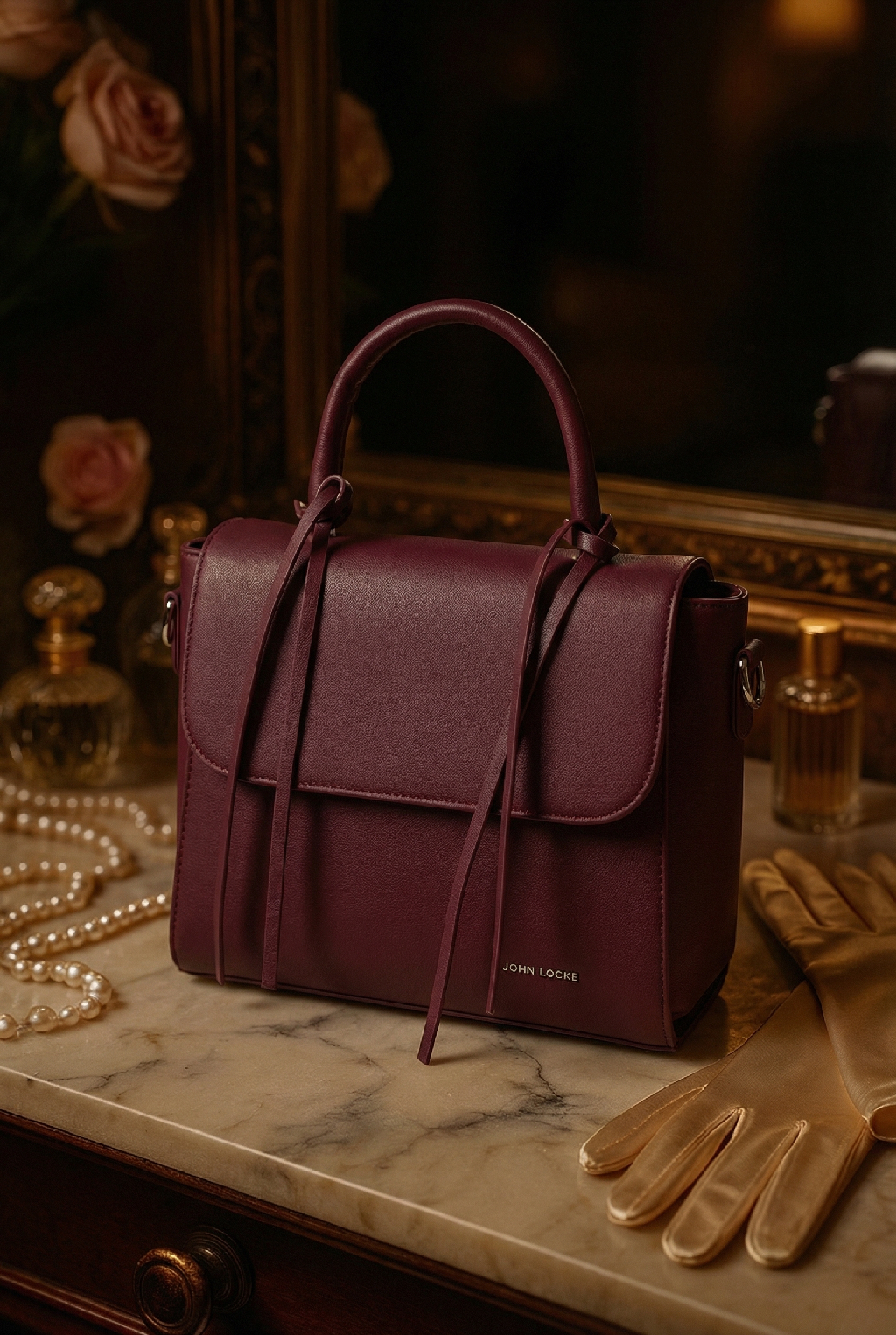 Не бойтесь экспериментировать с формой. Сумка может быть необычной или винтажной, как яркая акцентная модель в бордовом цвете от JOHN LOCKE: представлен на ВБ, переходи в каталог по ссылке. Главное, чтобы она вызывала у вас улыбку, когда вы берете её в руки.