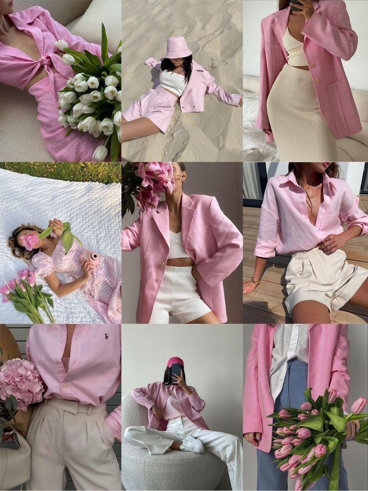 Нежно розовый цвет в одежде