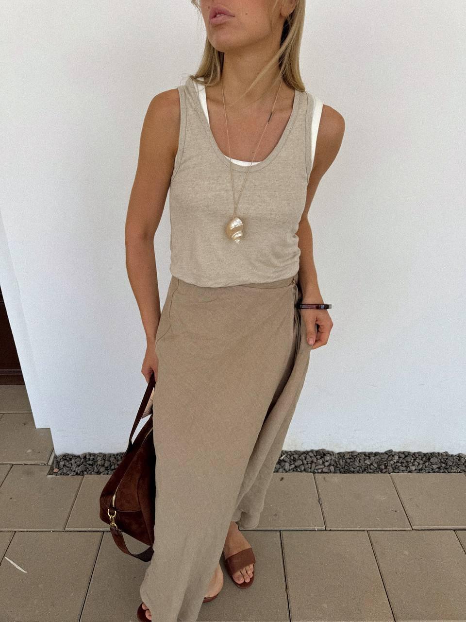 Ещё один новый для меня бренд - Luisa Wang и мой любимый приём стилизации - 2 майки 😍