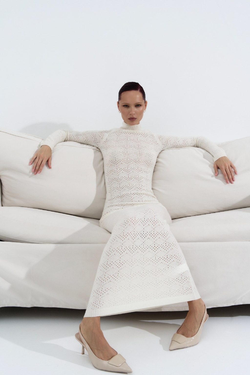 Платье из кашемира 