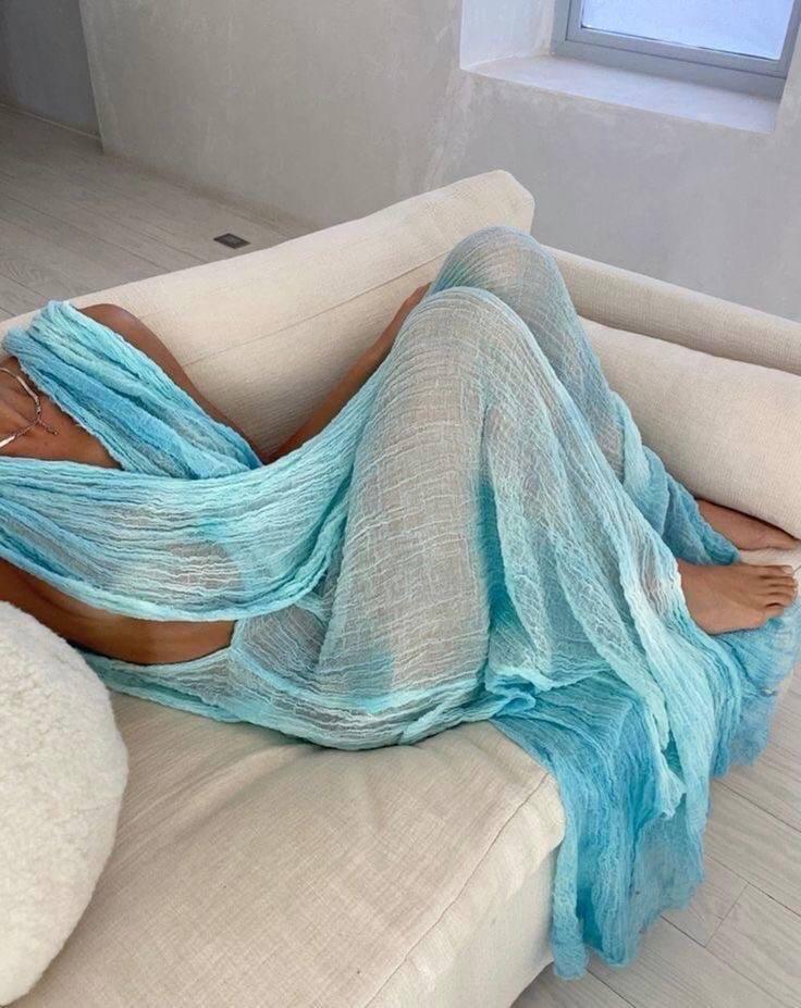 Бирюзовое инспо, как призыв тепла 💙