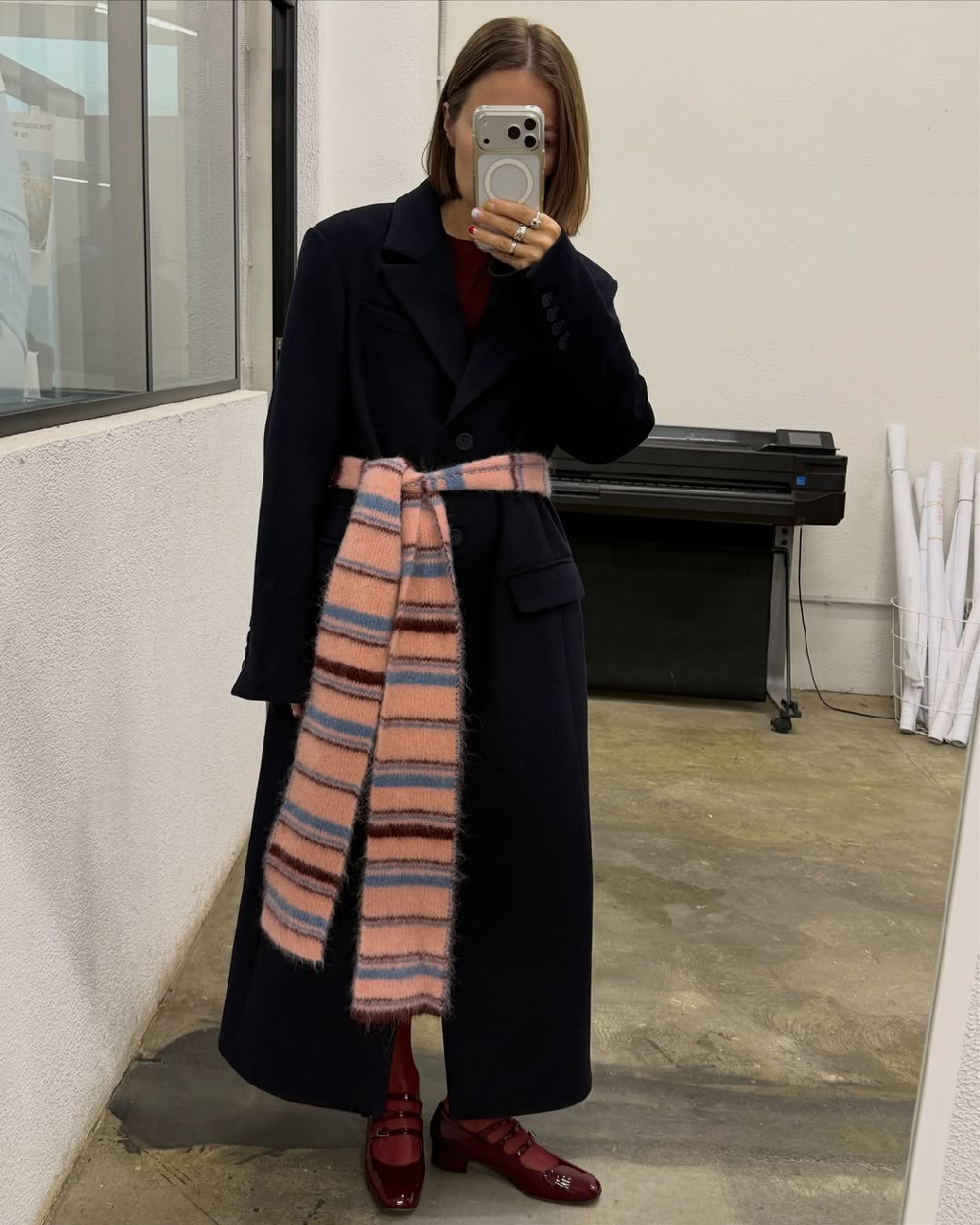 Носим шарф по-разному 🩶