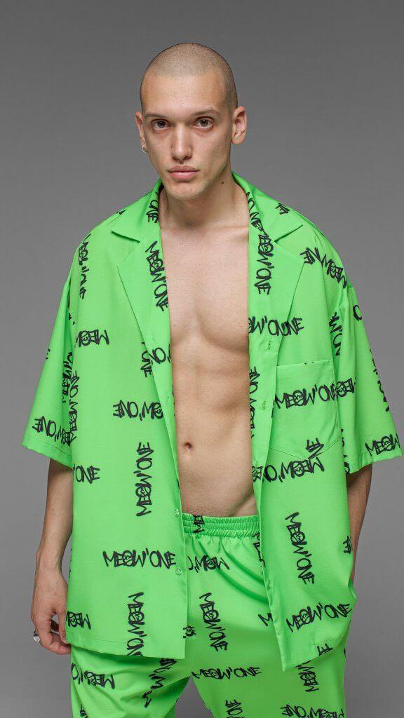 Meowone мужское рубашки
