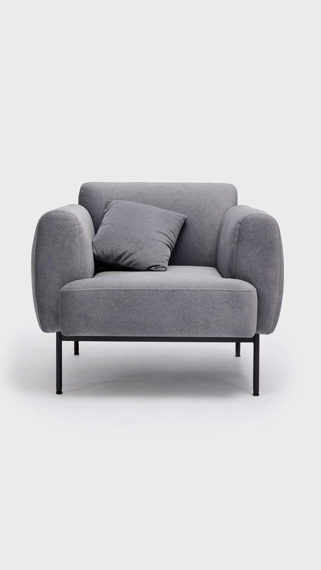 кресло bóno —
красивое, как ни крути! может быть диваном.

———
(a)object: bono armchair
upholstery: velour 
col: graphite 
#bono_chair
