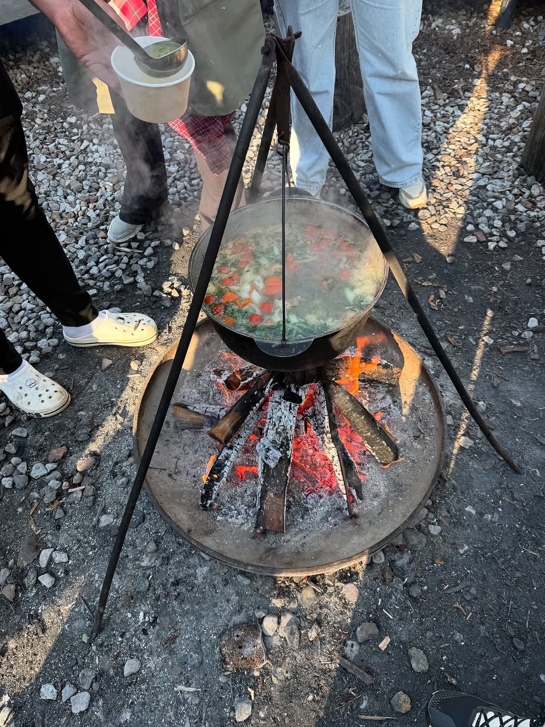Спонтанные выходные вдали от суеты, блокировки связи и перекрытии всех дорог.
Электричка и через 2 часа мы в лесу, в месте, где совсем другой мир, где Ратмир пил настоящее молоко с творожной запеканкой, где была уха на костре и вид на лес. Лес. Я влюбиласьв лес!

Твердо решила, раз в месяц вот так посещать одно новое местечко. 
Если знаете классные, делитесь со мной)