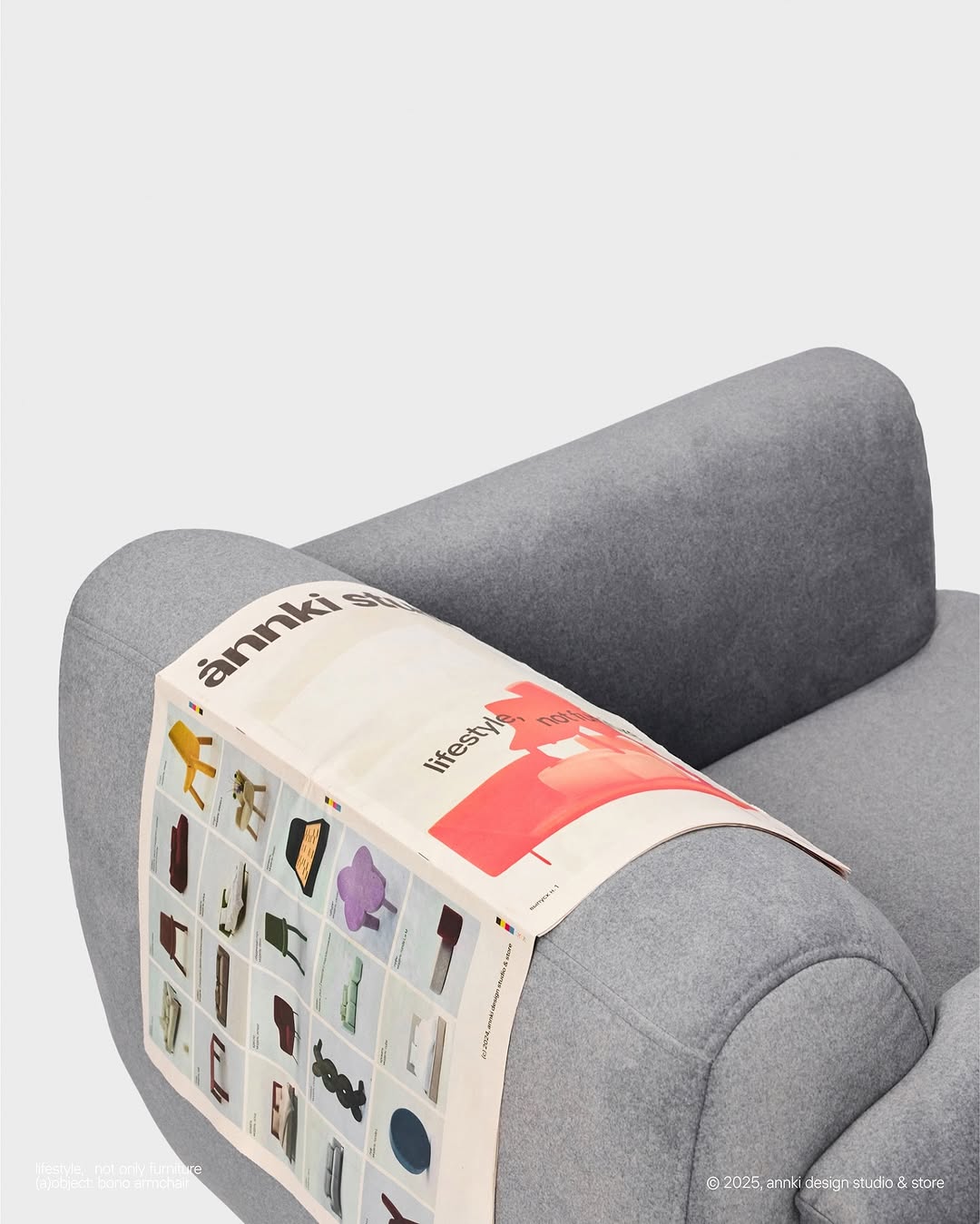 lifestyle,  not only furniture.

——
(a)object: bono chair 
upholstery: velour
col: grey
#bono_chair